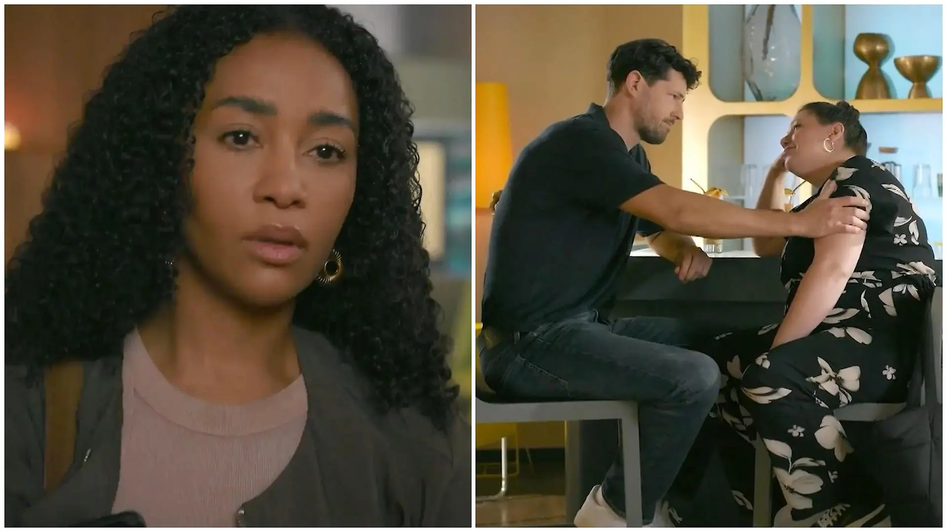 Imani beobachtet Vanessa und Jan an der Bar AWZ-Folge vom 19.09.25 auf RTL+