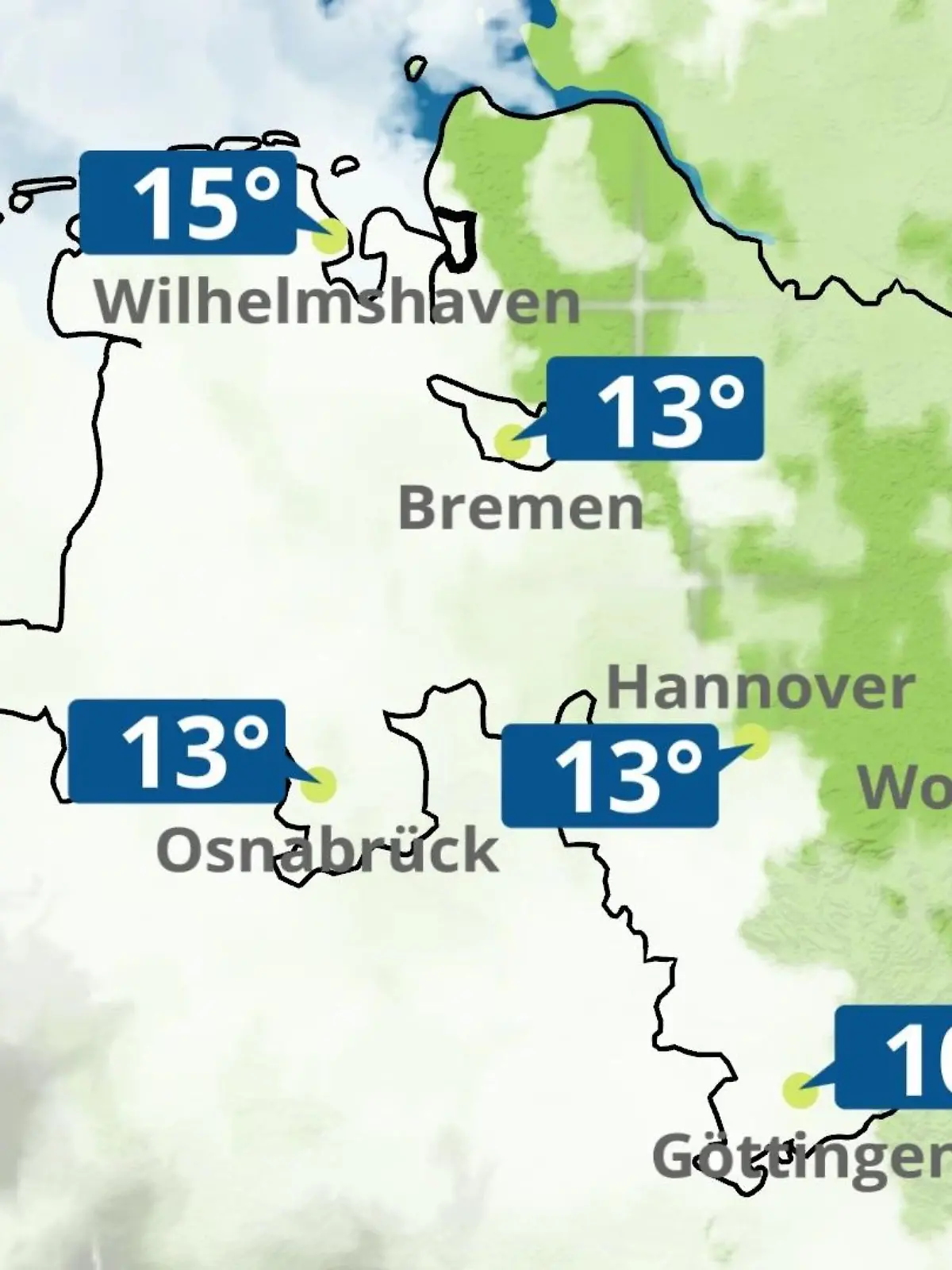 Bild zu: "Bremen und Niedersachsen: Wie wird das Wetter?"