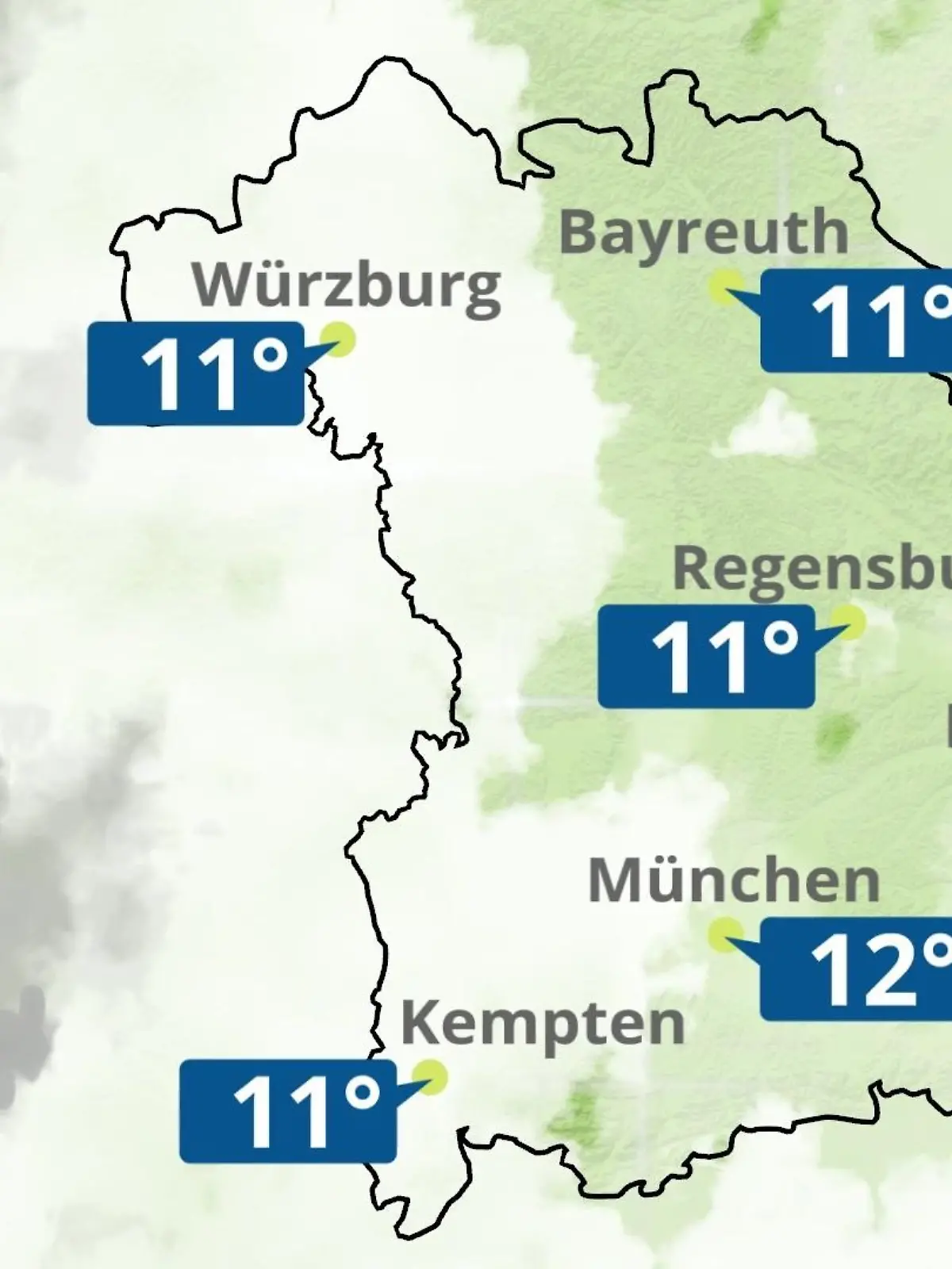 Bild zu: "Bayern: Wie wird das Wetter?"