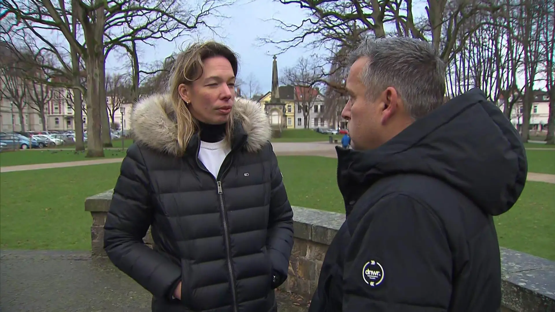 Nadine F. im Gespräch mit ihrem Anwalt Thorsten Frühmark