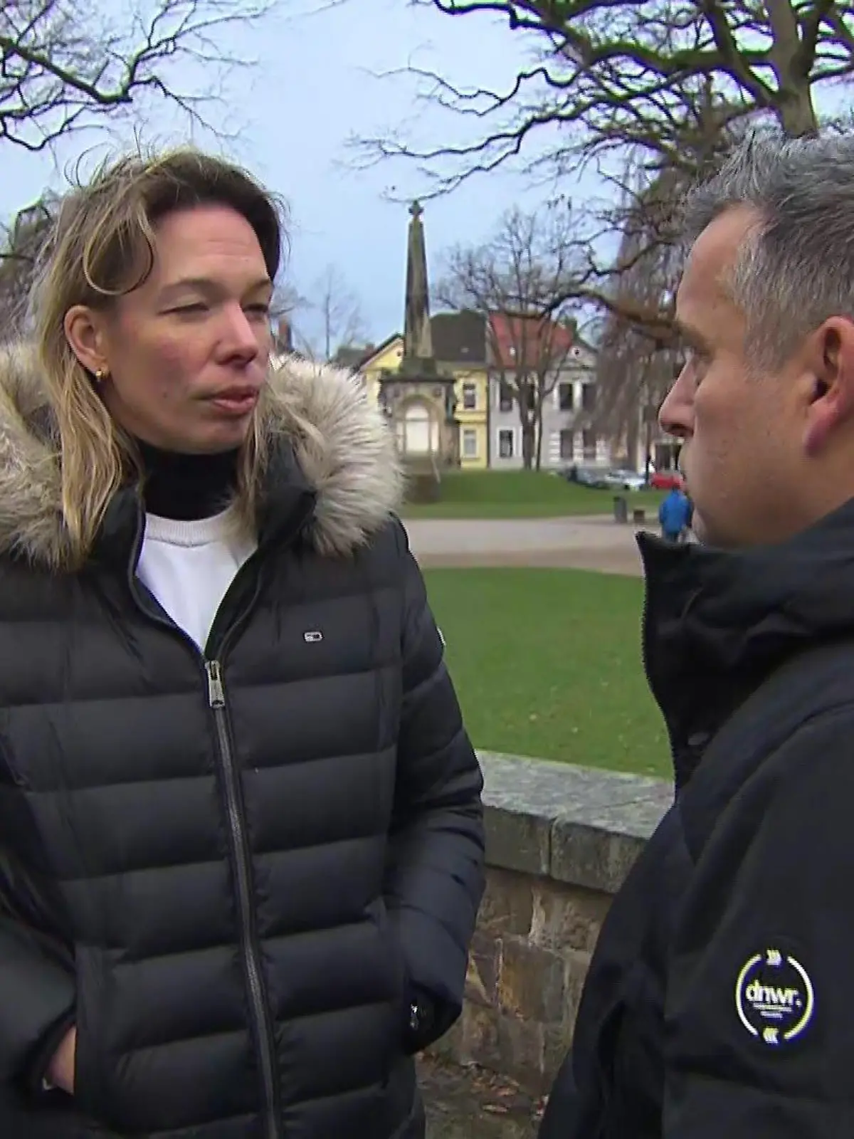 Nadine F. im Gespräch mit ihrem Anwalt Thorsten Frühmark