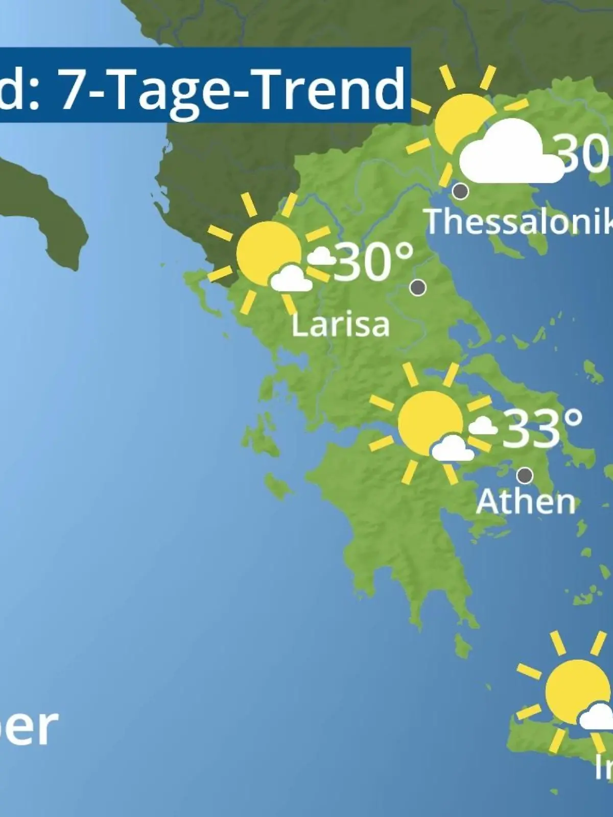 Bild zu: "Griechenland: Wie wird das Wetter?"