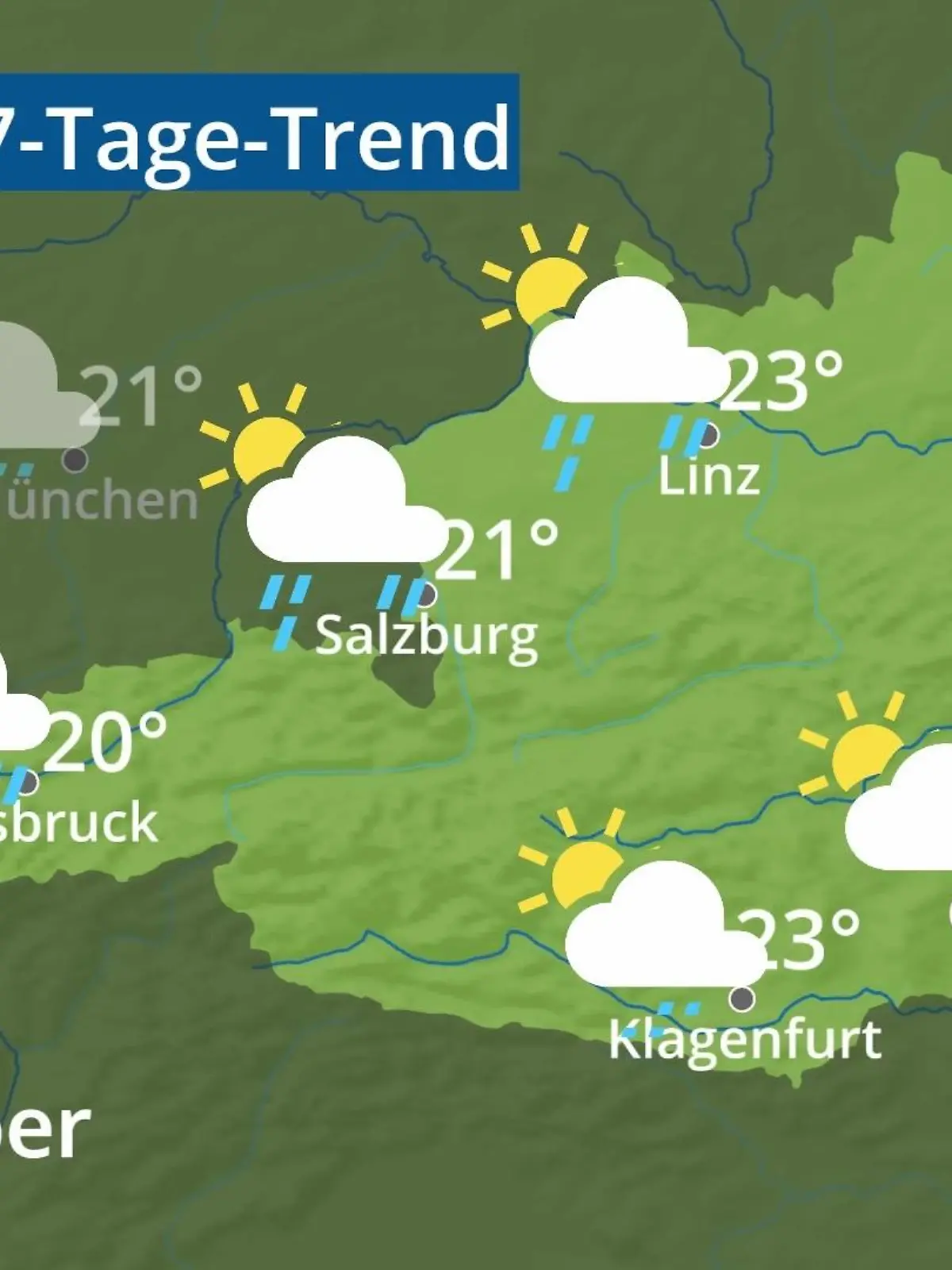 Bild zu: "Österreich: Wie wird das Wetter?"