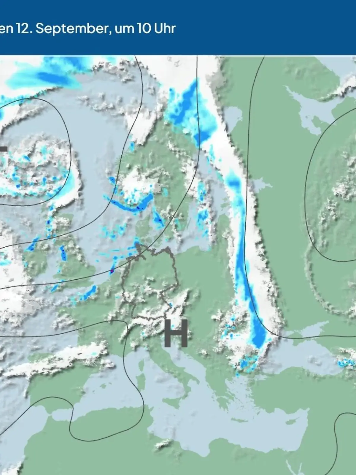 Bild zu: "Die Wetterlage der kommenden 5 Tage"