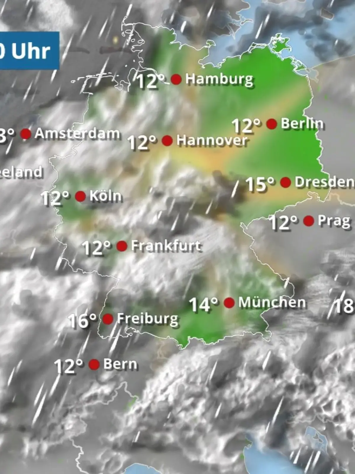Bild zu: "Schauer und Gewitter lassen nur kurz nach"