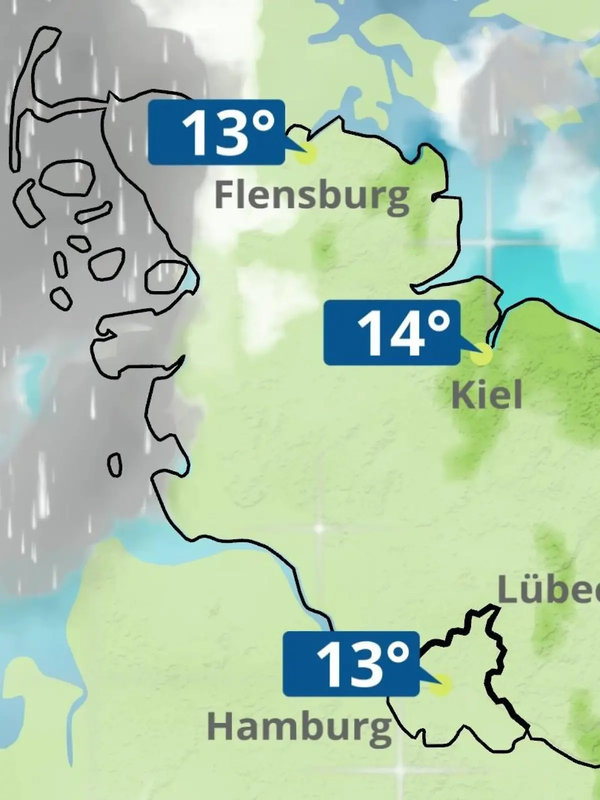 Bild zu: "Hamburg, Schleswig-Holstein: Wie wird das Wetter?"