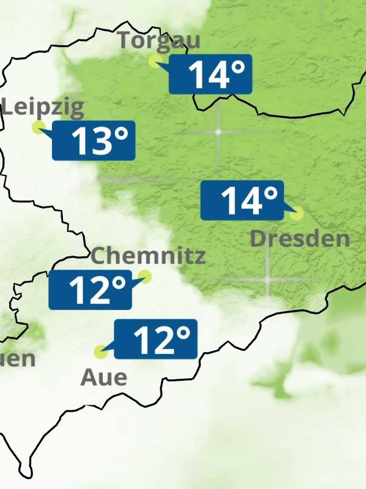 Bild zu: "Sachsen: Wie wird das Wetter?"