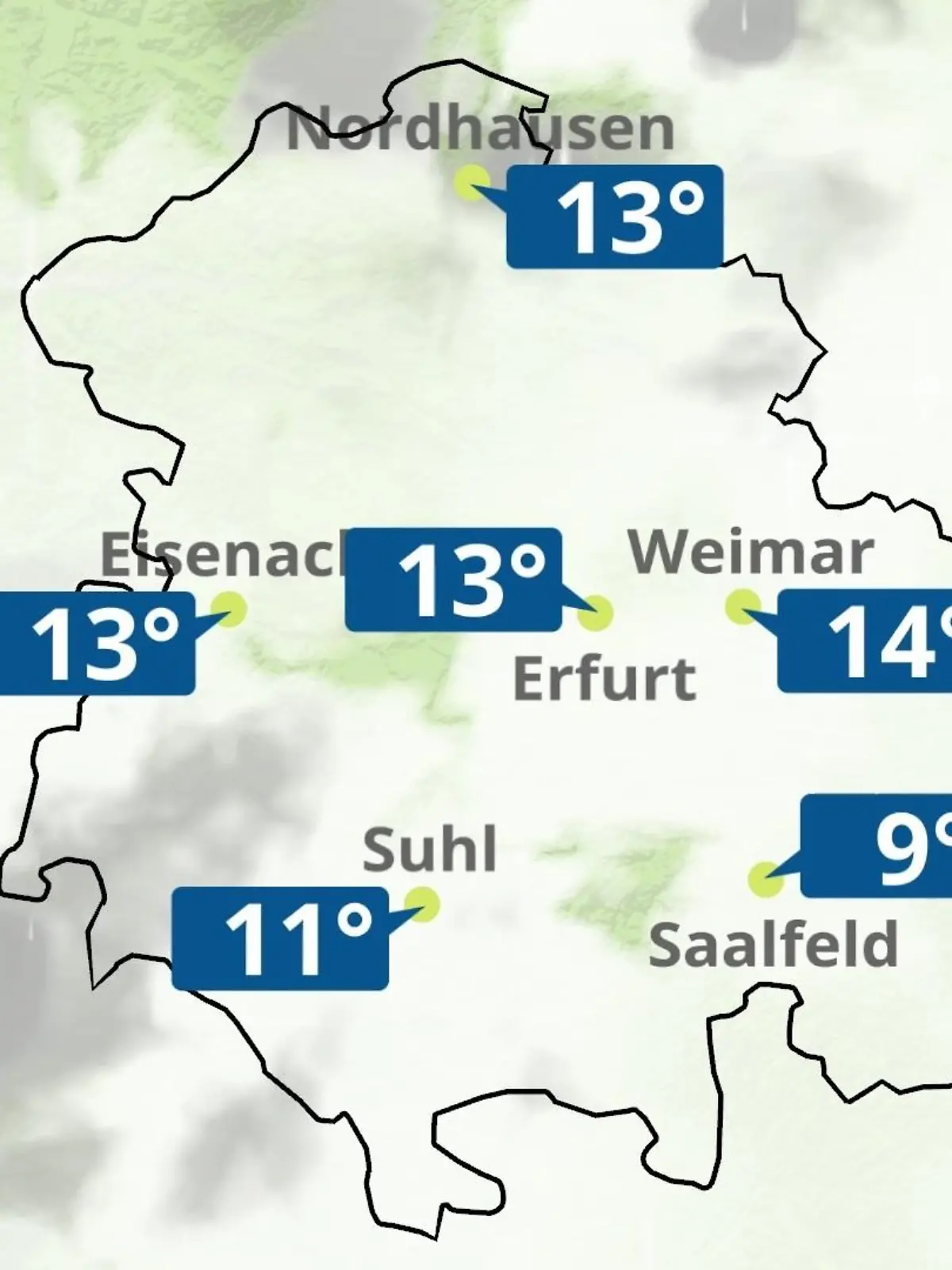 Bild zu: "Thüringen: Wie wird das Wetter?"