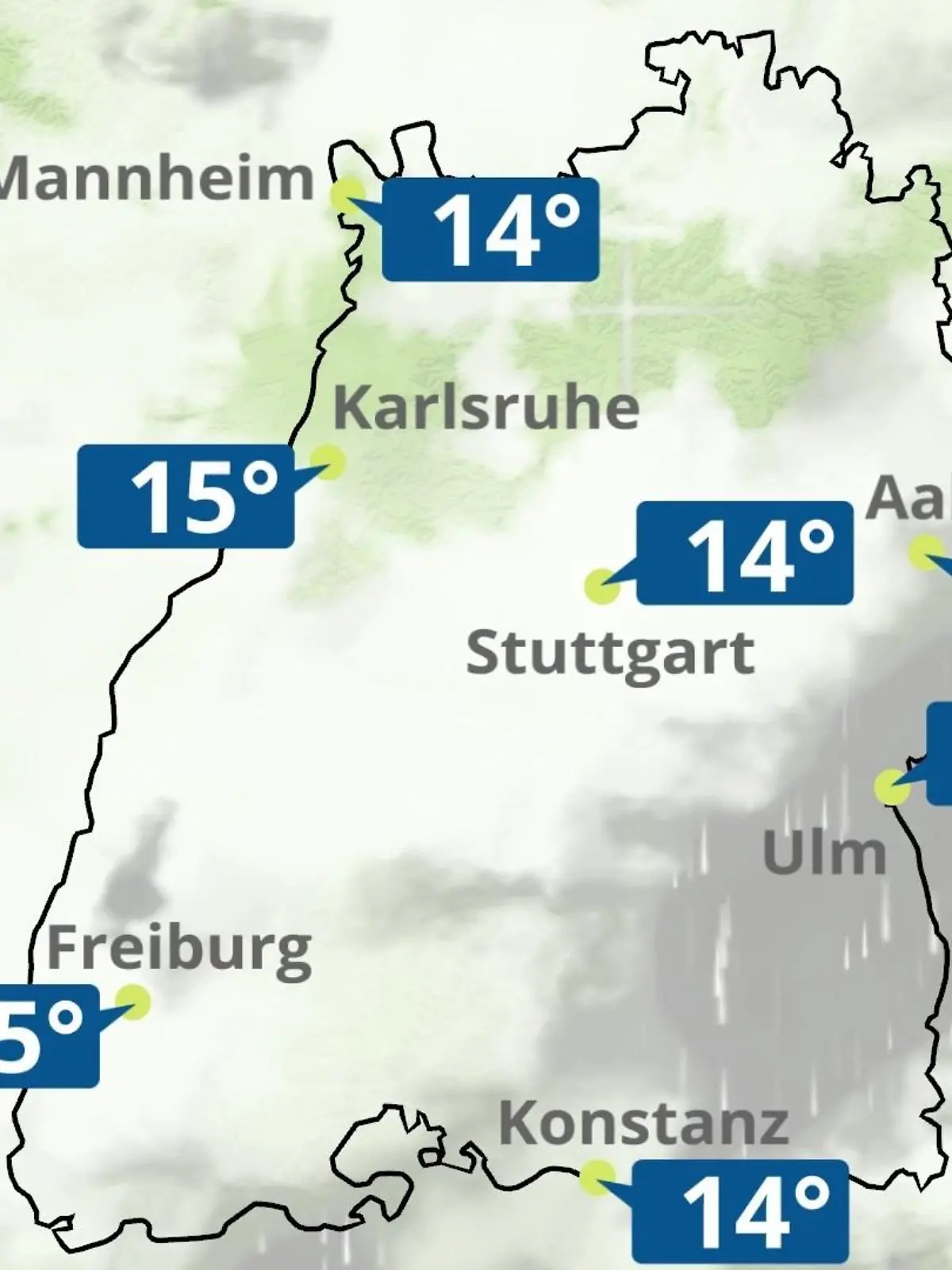 Bild zu: "Baden-Württemberg: Wie wird das Wetter?"