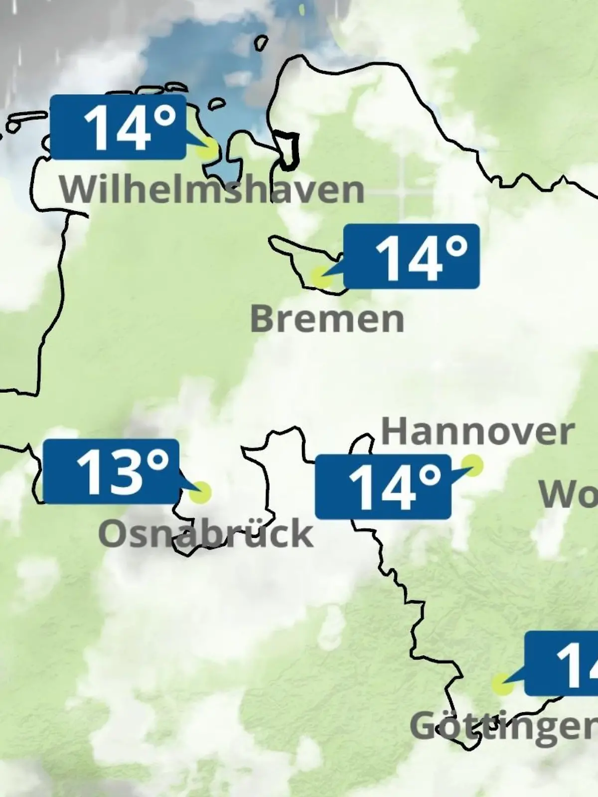 Bild zu: "Bremen und Niedersachsen: Wie wird das Wetter?"