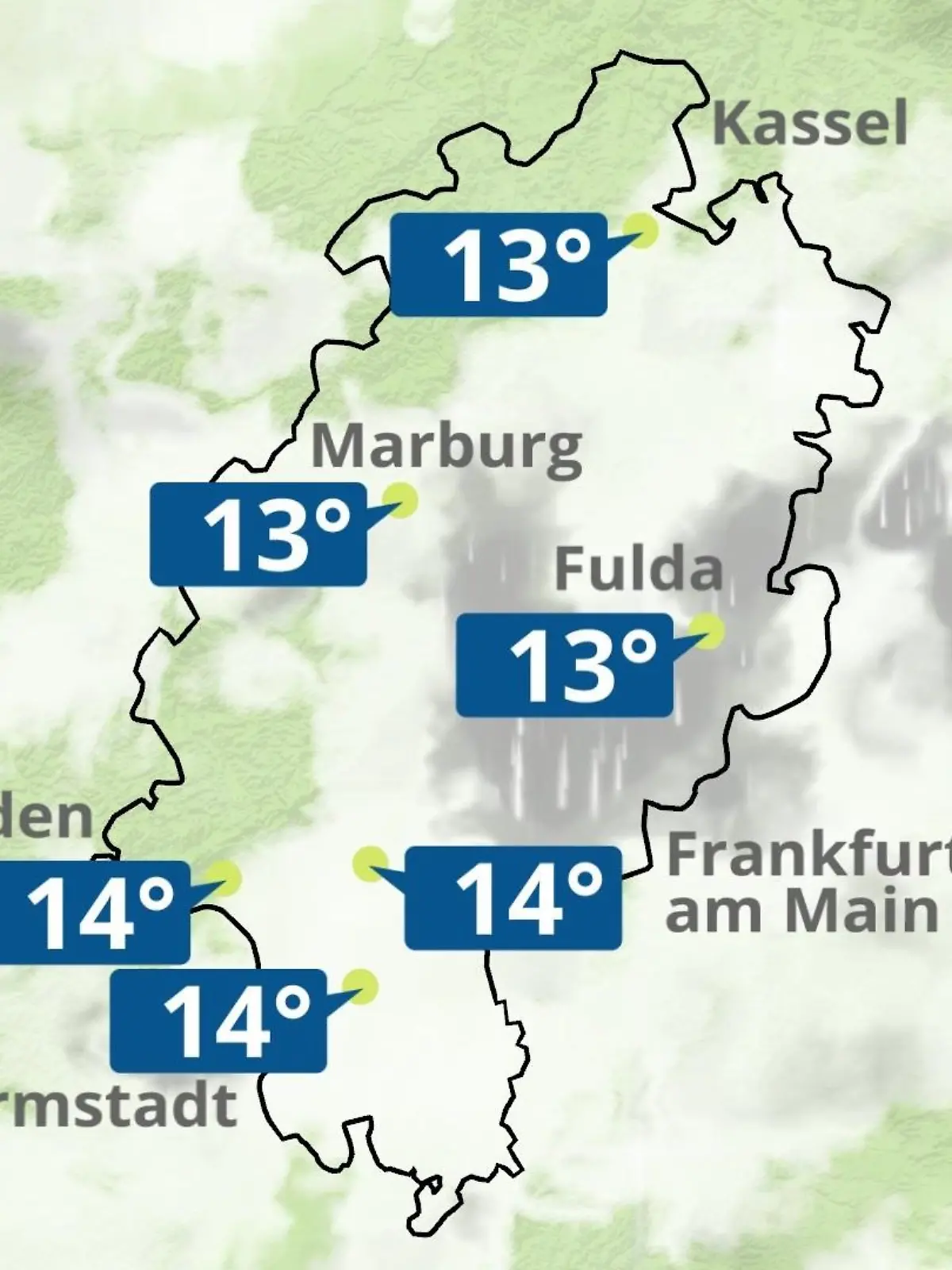 Bild zu: "Hessen: Wie wird das Wetter?"