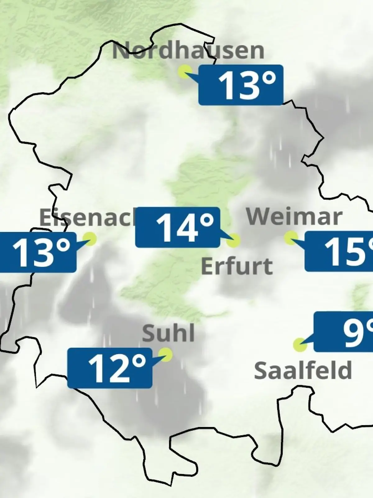 Bild zu: "Thüringen: Wie wird das Wetter?"