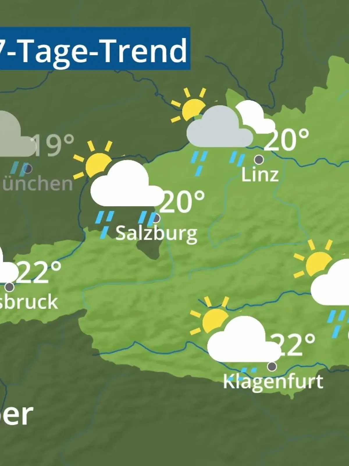 Bild zu: "Österreich: Wie wird das Wetter?"