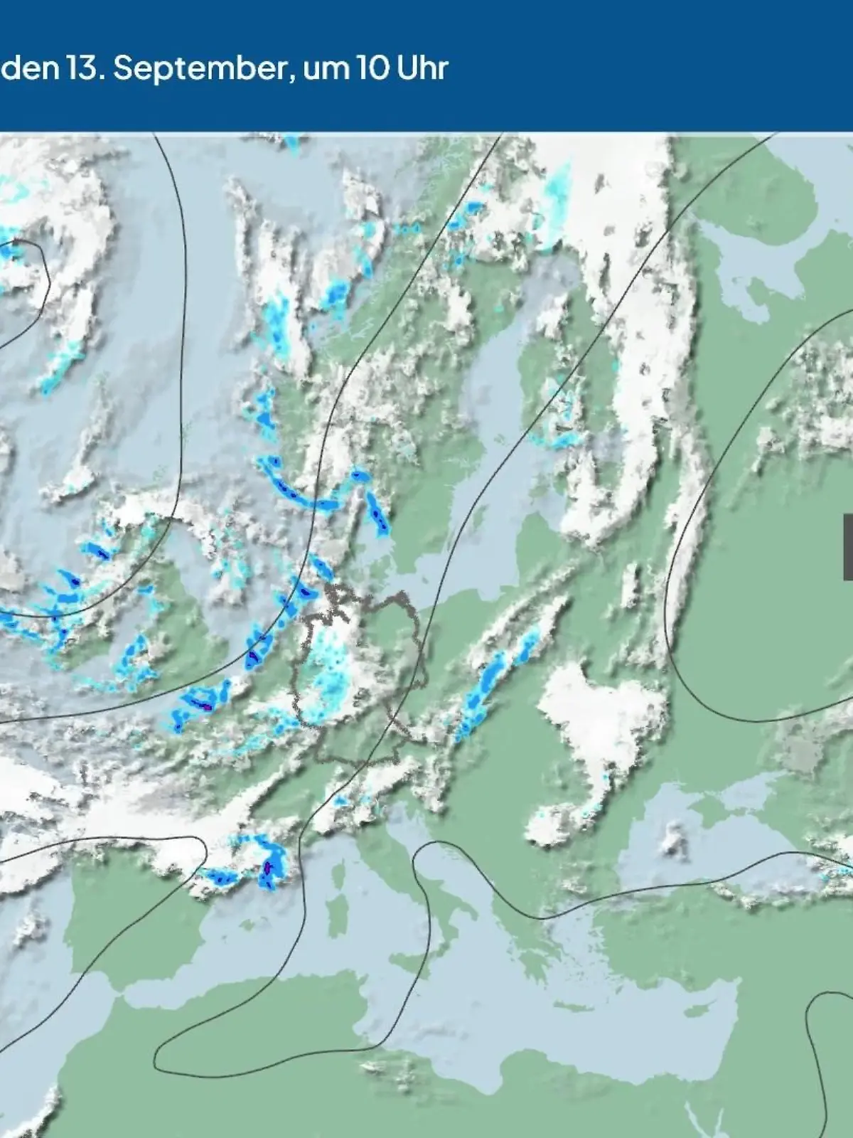 Bild zu: "Die Wetterlage der kommenden 5 Tage"