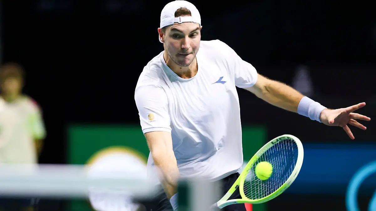 Jan-Lennard Struff bewies in seinem Match gegen Yoshihito Nishioka Nervenstärke. (Archivbild)