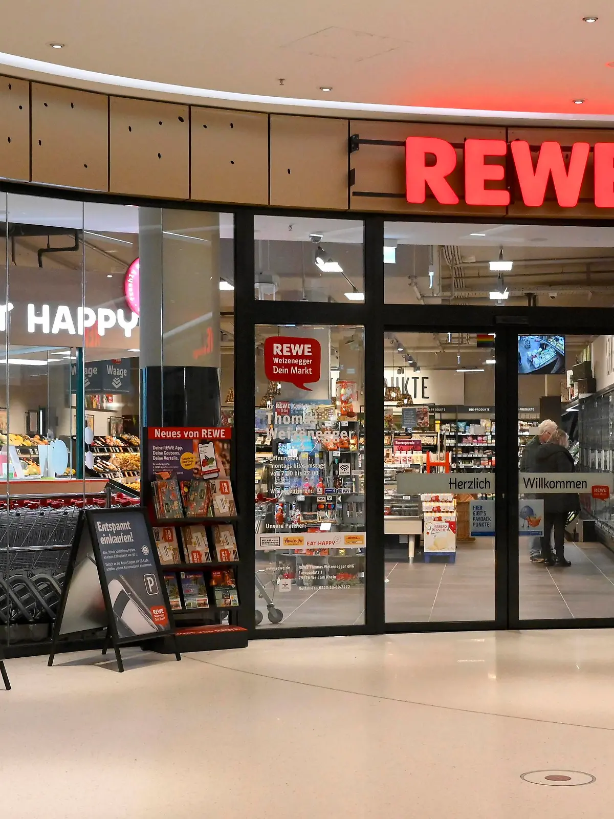 Eingang Rewe