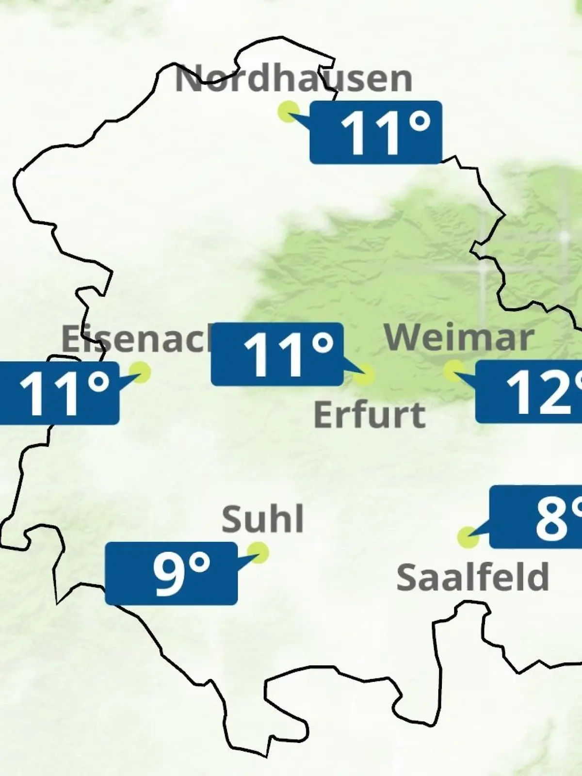 Bild zu: "Thüringen: Wie wird das Wetter?"