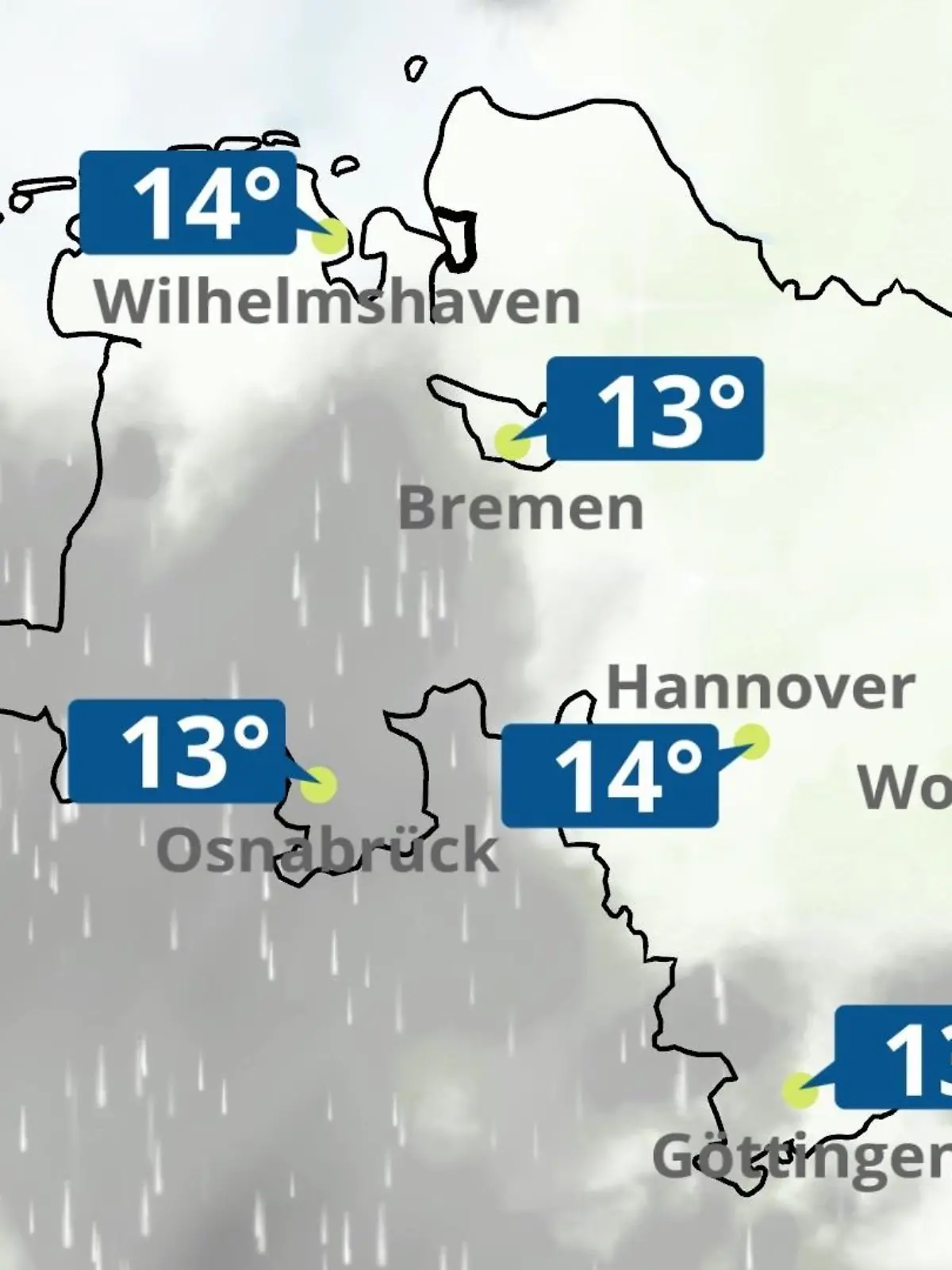 Bild zu: "Bremen und Niedersachsen: Wie wird das Wetter?"