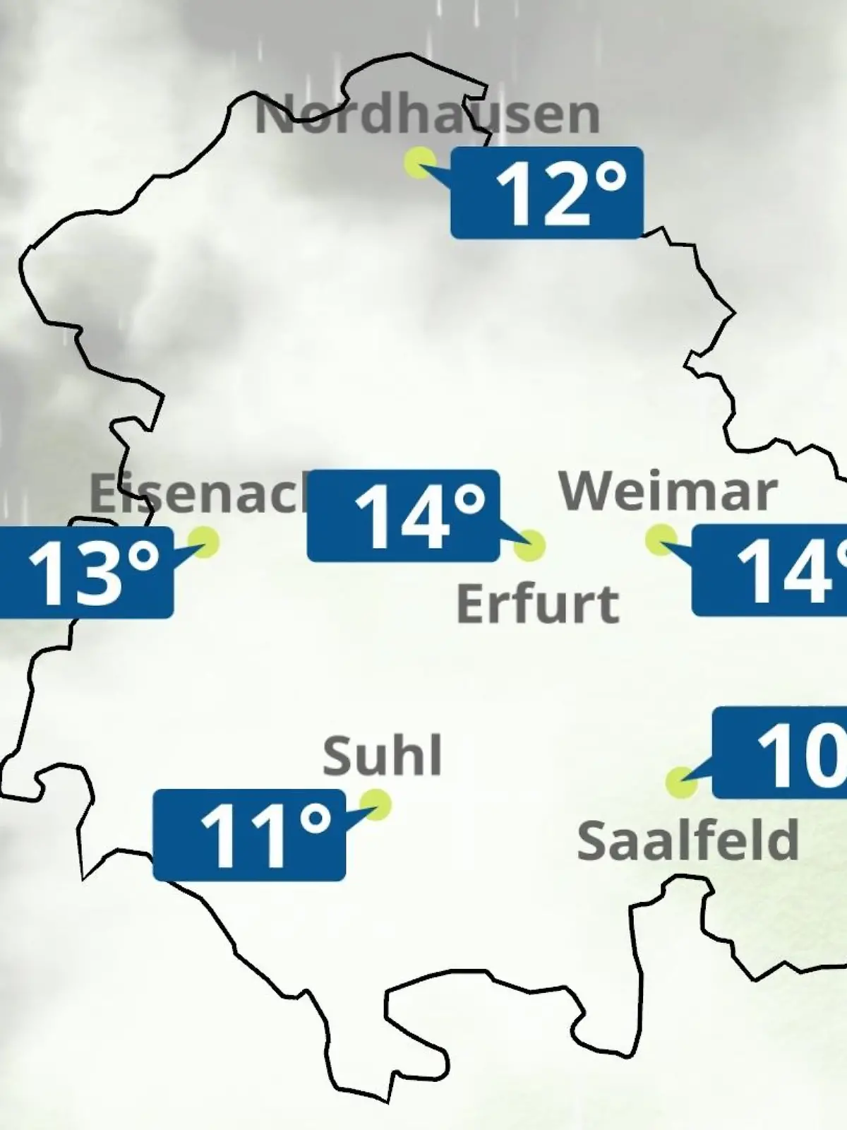 Bild zu: "Thüringen: Wie wird das Wetter?"