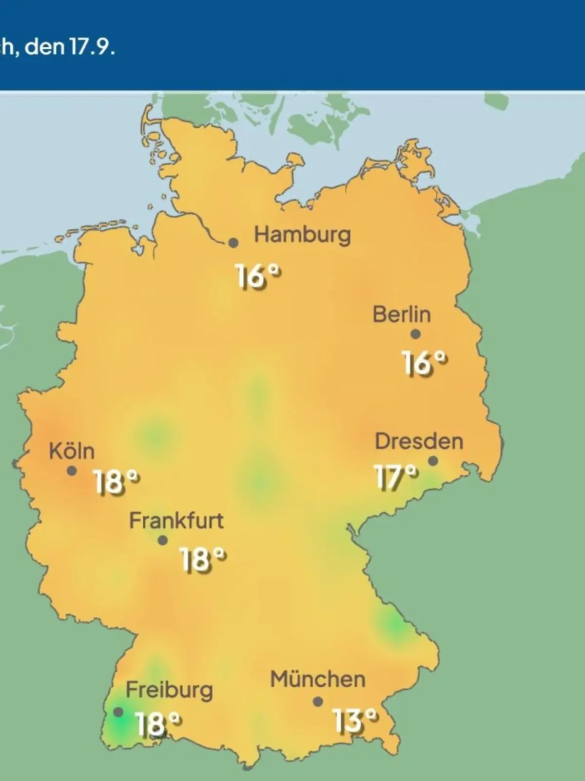 Bild zu: "Im Video: Temperatur-Vorhersage"
