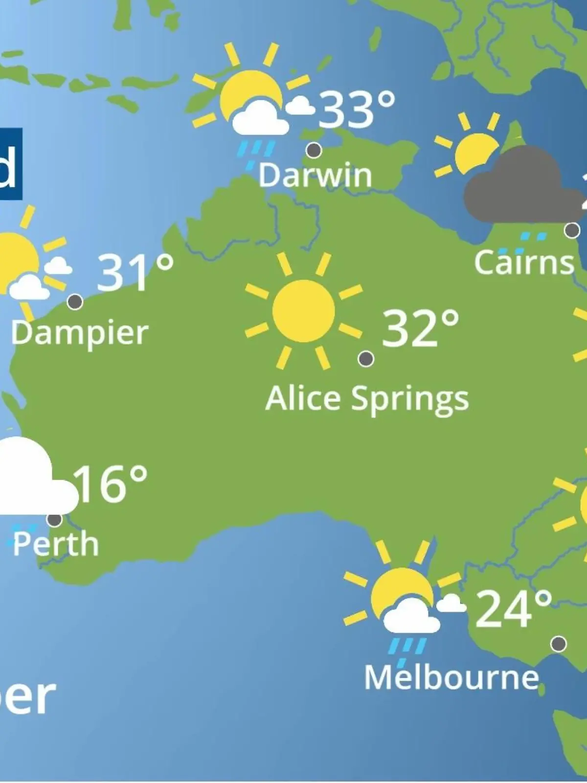 Bild zu: "Australien: Wie wird das Wetter?"