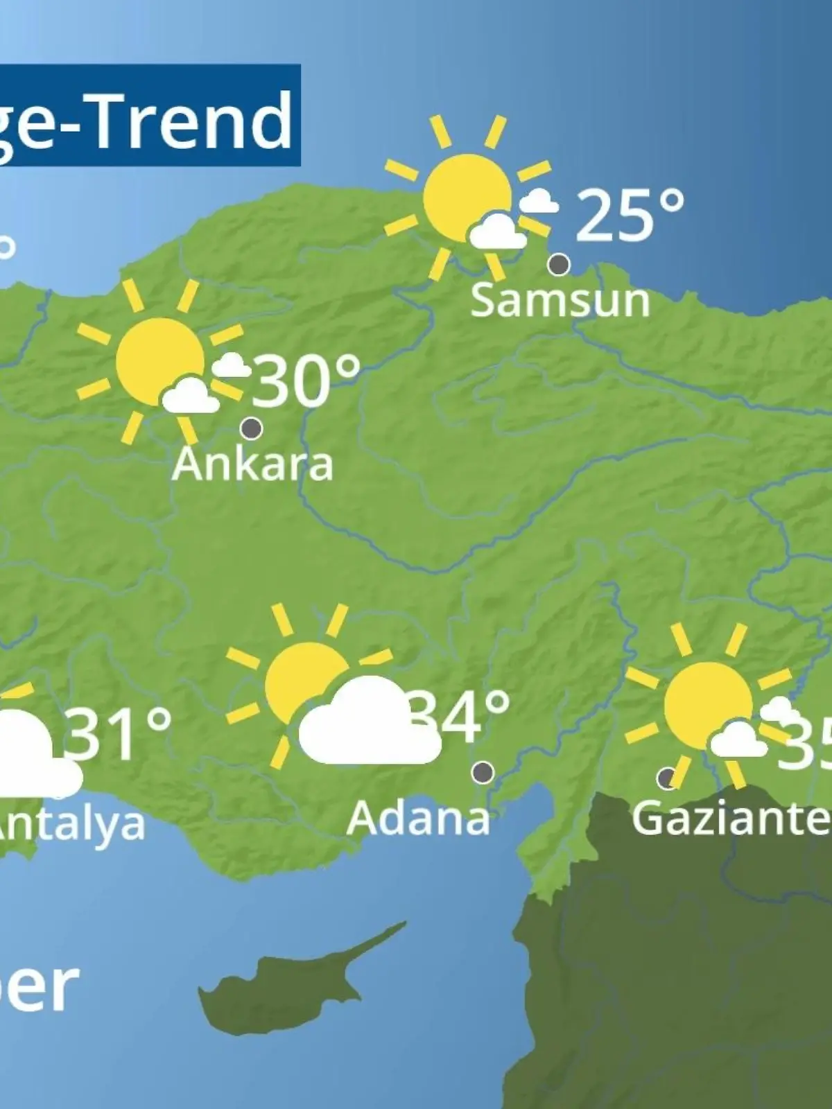 Bild zu: "Türkei: Wie wird das Wetter?"