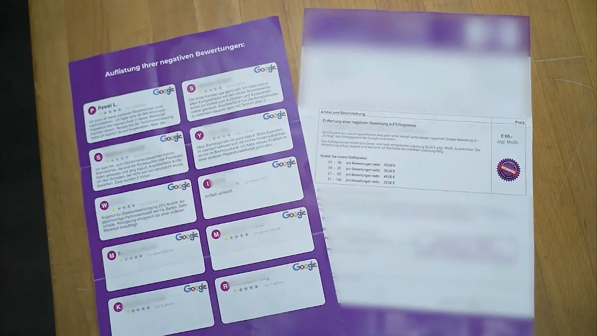 Das miese Geschäft mit Google-Bewertungen Gar nicht so glaubwürdig, wie viele denken?