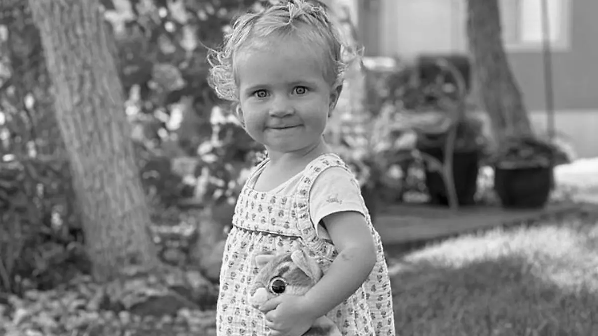 Ada Josephine Hansen (2) starb keine zwei Jahre nach ihrem Papa.