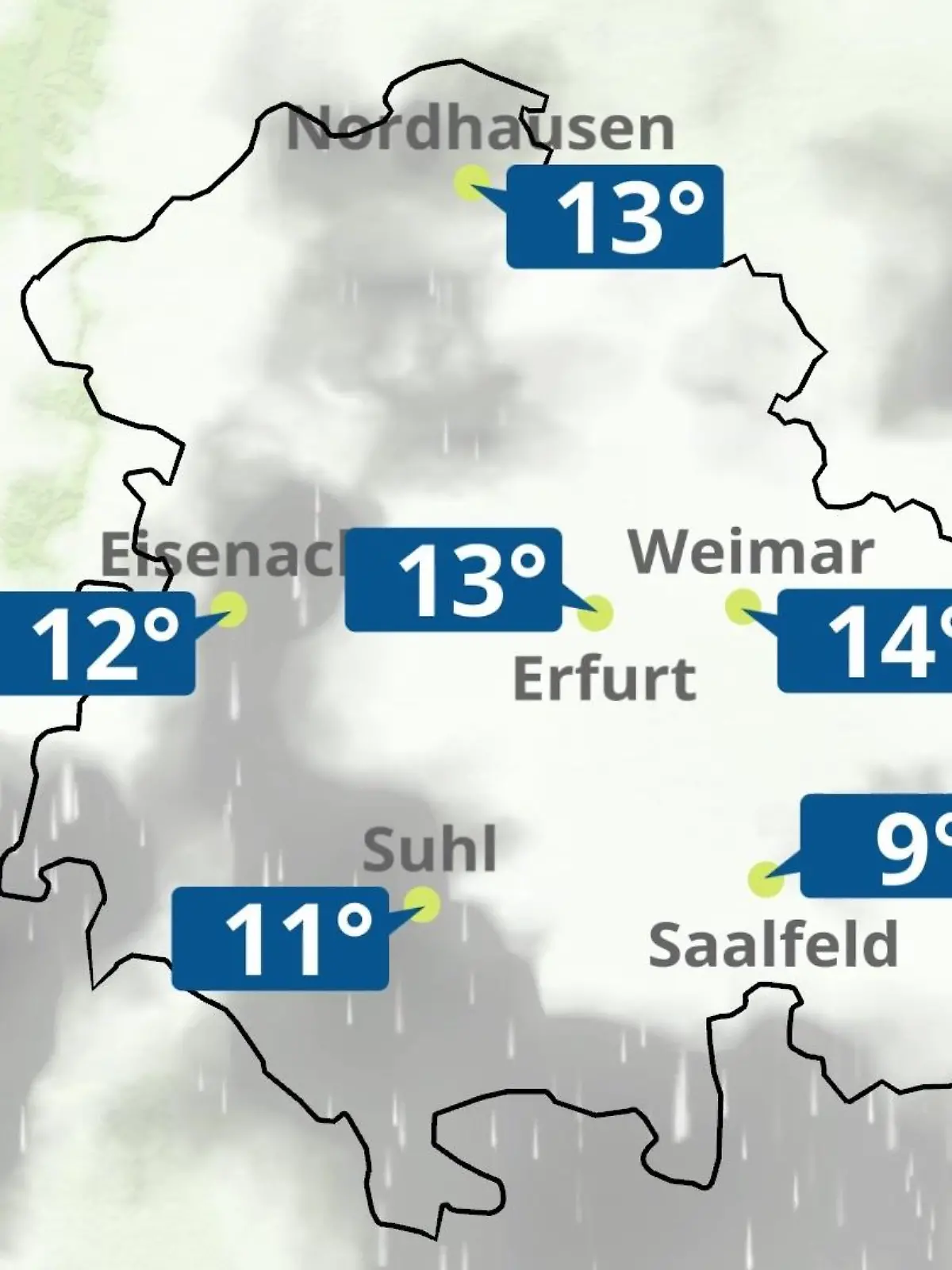 Bild zu: "Thüringen: Wie wird das Wetter?"