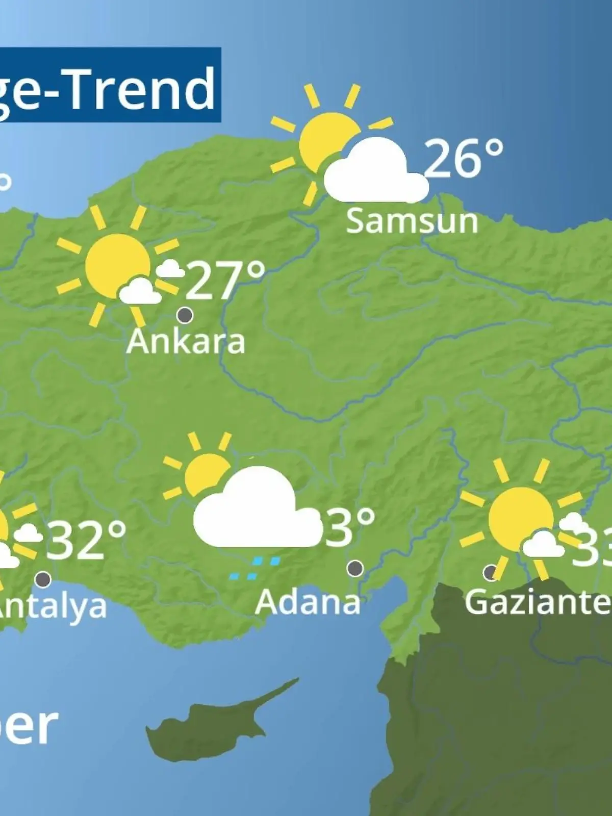Bild zu: "Türkei: Wie wird das Wetter?"