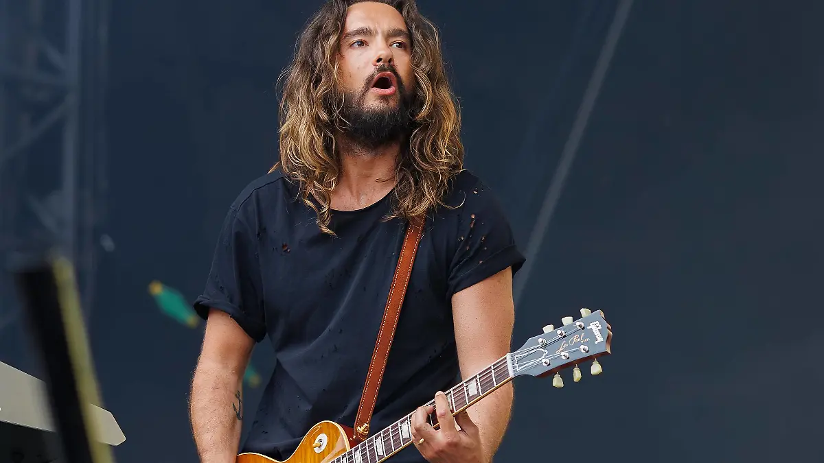 Püttlingen Rocco del Schlacko, 12.08.2023 Tom Kaulitz, Tokio Hotel, Rocco del Schlacko, Open Air Festival, 12.08.2023 *** Püttlingen Rocco del Schlacko, 12 08 2023 Tom Kaulitz, Tokio Hotel, Rocco del Schlacko, Open Air Festival, 12 08 2023 Copyright: xEibner-Pressefoto/AlexanderxNeisx EP_ANS