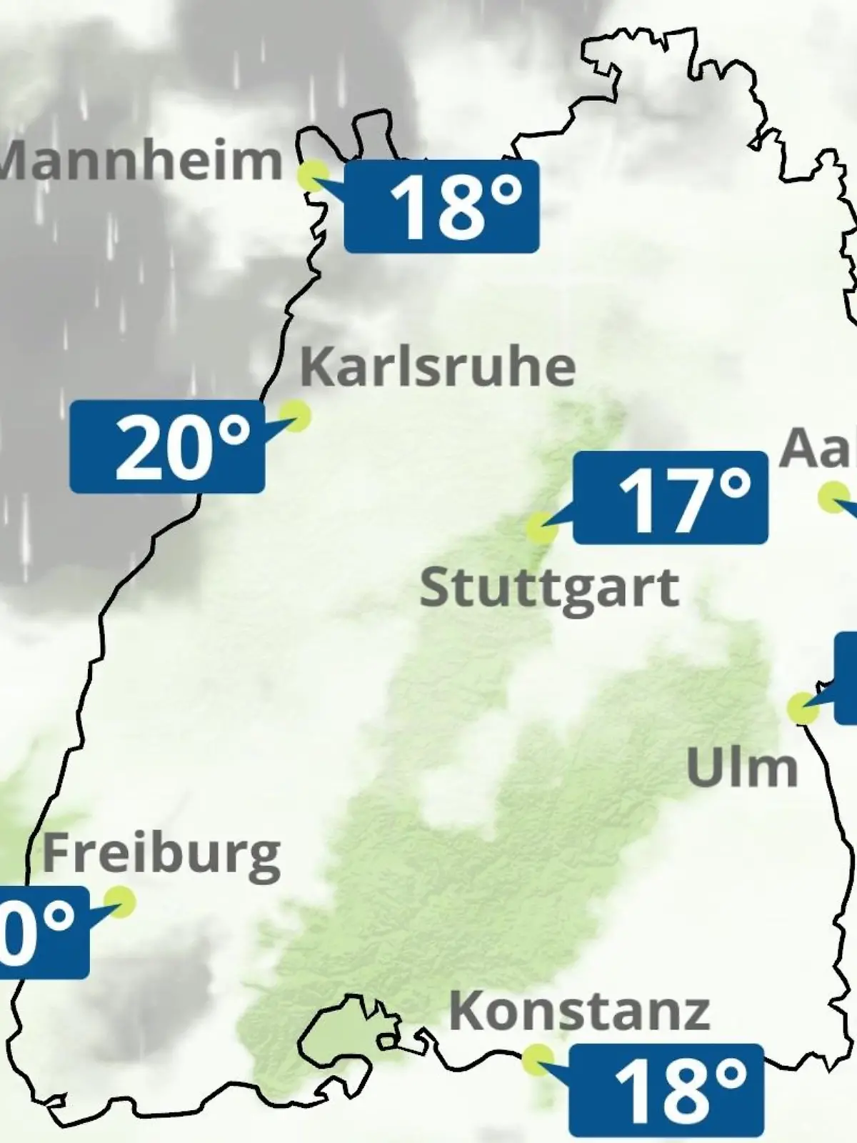 Bild zu: "Baden-Württemberg: Wie wird das Wetter?"