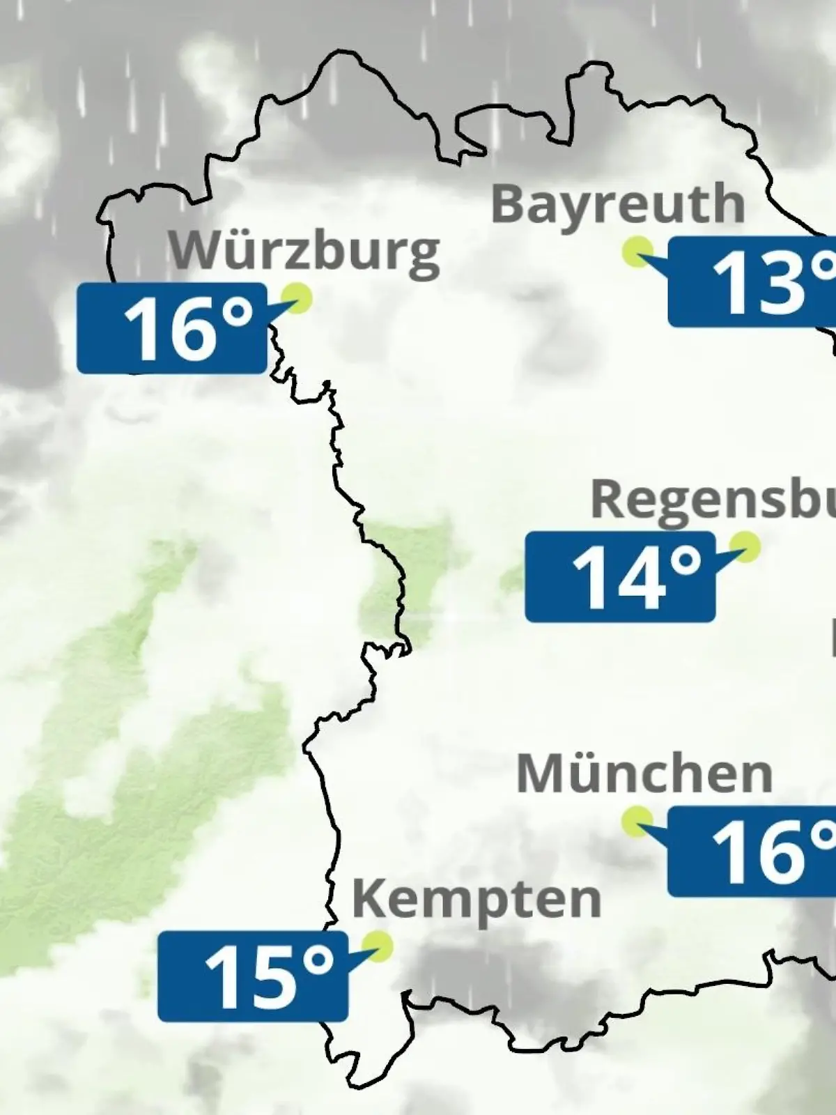 Bild zu: "Bayern: Wie wird das Wetter?"