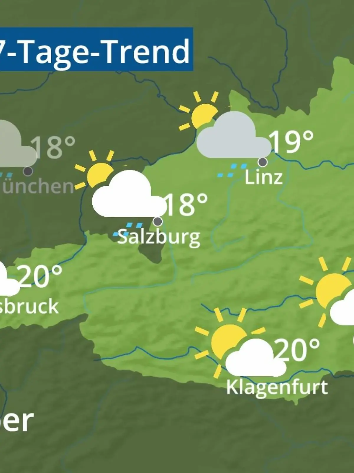 Bild zu: "Österreich: Wie wird das Wetter?"