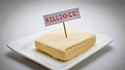 Butterpreis fällt weiter: Discounter und Supermärkte starten neue Preissenkungsrunde