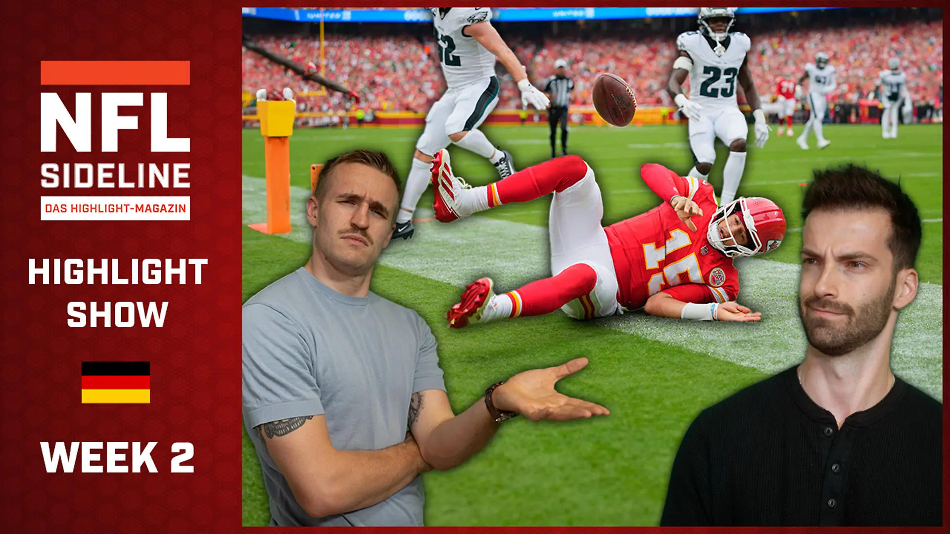 Wilde zweite Woche: Super-Bowl-Neuauflage und die Amon-Ra Show! NFL Sideline – Das Highlight-Magazin