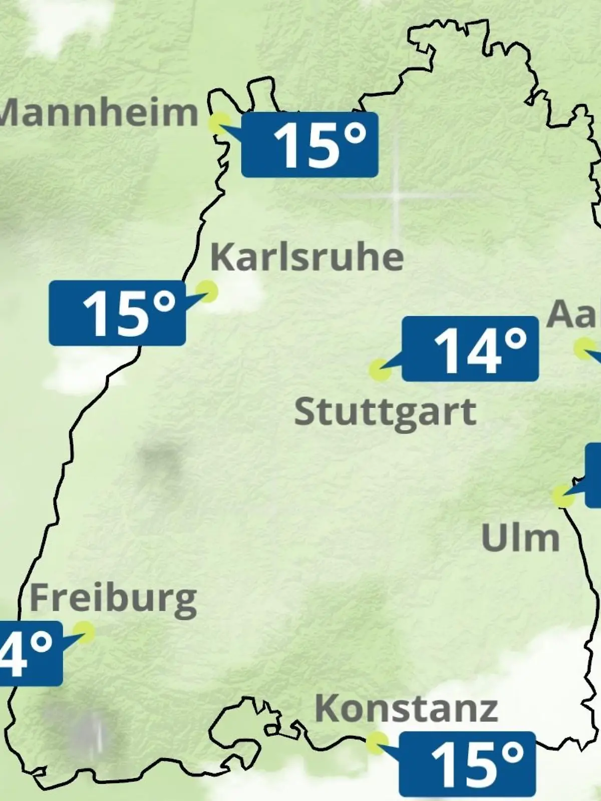 Bild zu: "Baden-Württemberg: Wie wird das Wetter?"