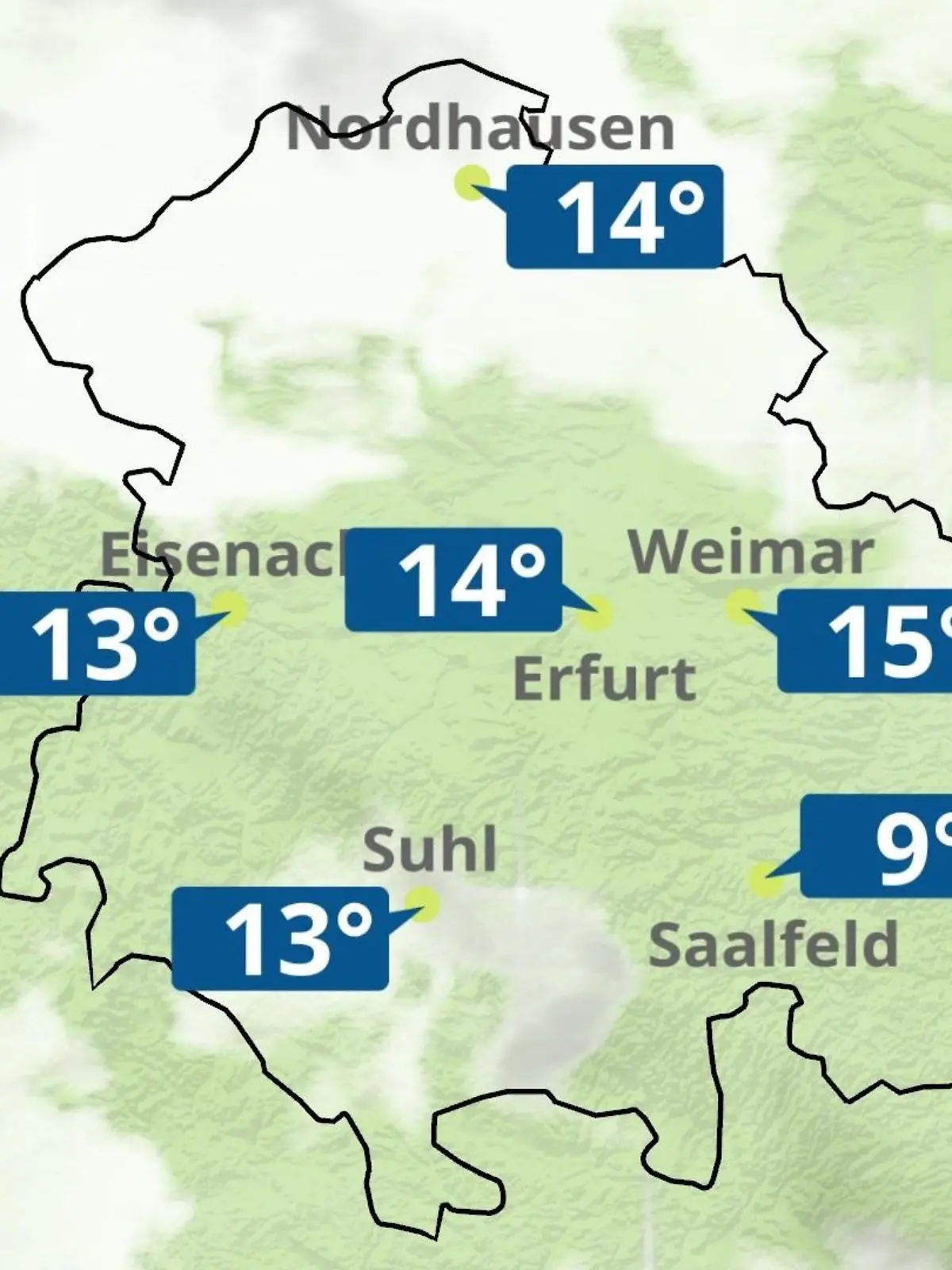Bild zu: "Thüringen: Wie wird das Wetter?"