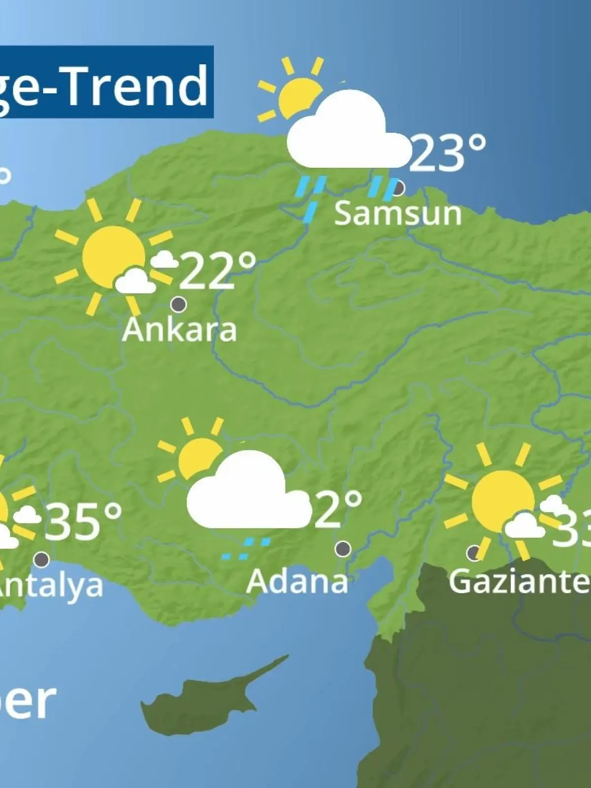 Bild zu: "Türkei: Wie wird das Wetter?"