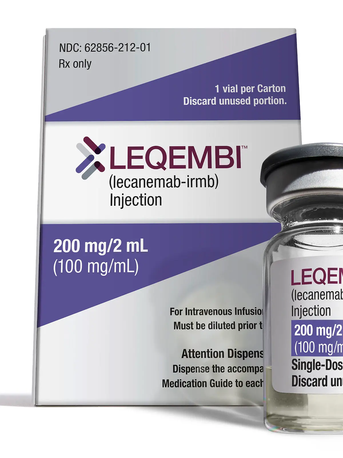This Dec. 21, 2022 image provided by Eisai in January 2023, shows vials and packaging for their medication Leqembi. On Friday, Jan. 6, 2023, U.S. health officials approved Leqembi, a new Alzheimer’s drug that modestly slows the brain-robbing disease. The Food and Drug Administration granted the approval Friday for patients in the early stages of Alzheimer's. (Eisai via AP)