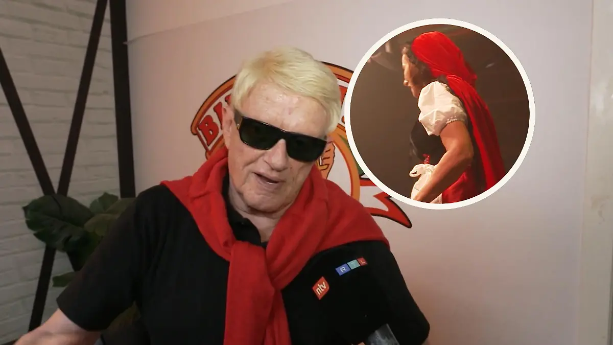Mit ihr fegt Heino über die Bierkönig-Bühne Holla, die Waldfee!