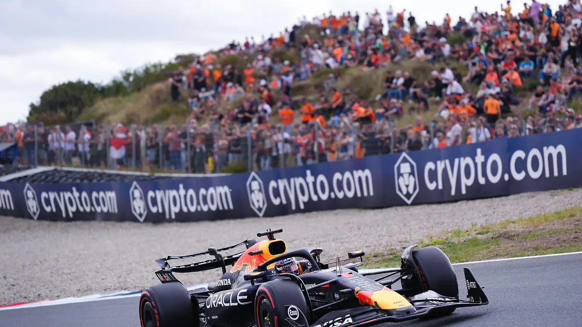 Weltmeister Max Verstappen auf dem Kurs in Zandvoort.