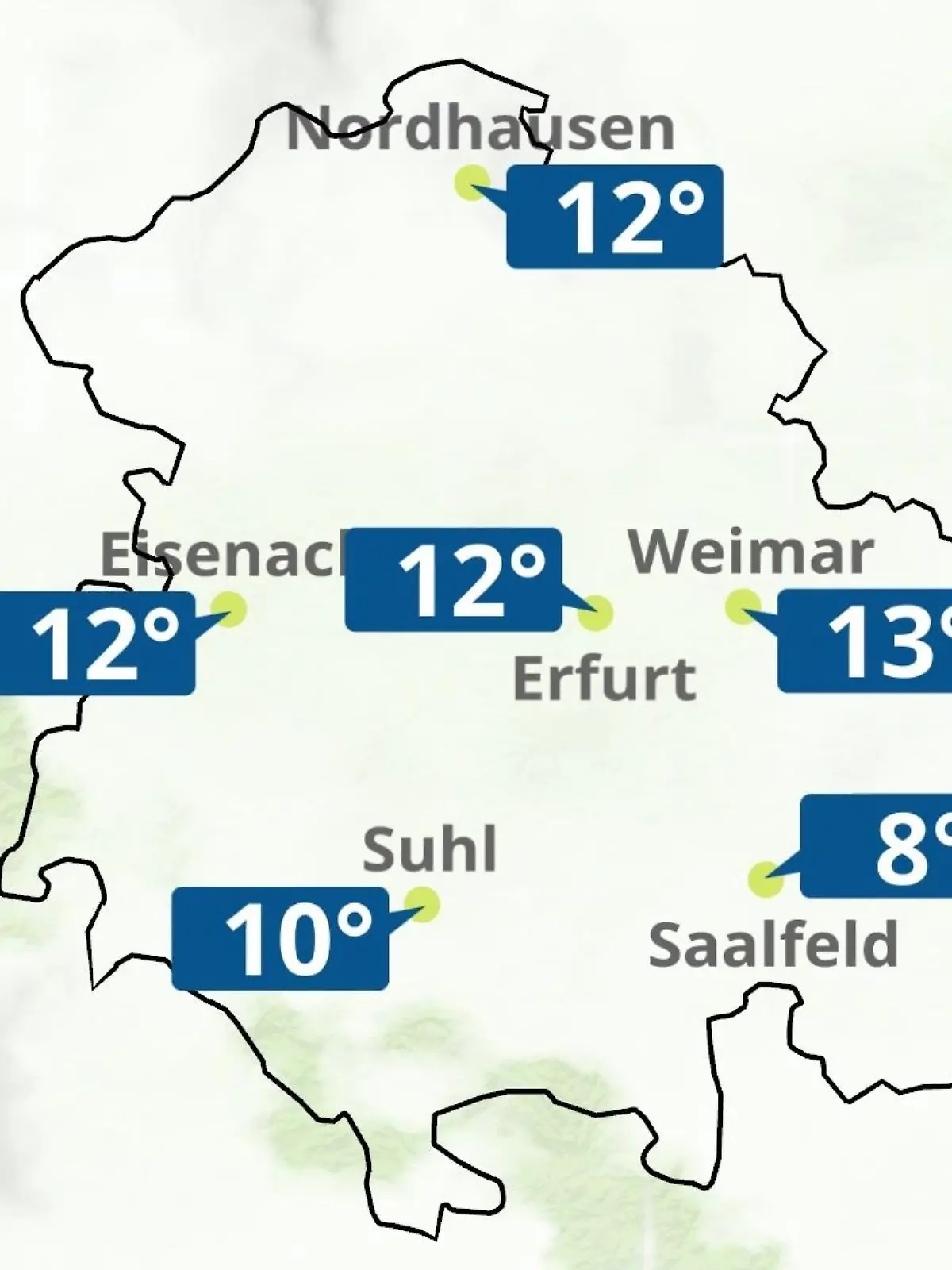 Bild zu: "Thüringen: Wie wird das Wetter?"