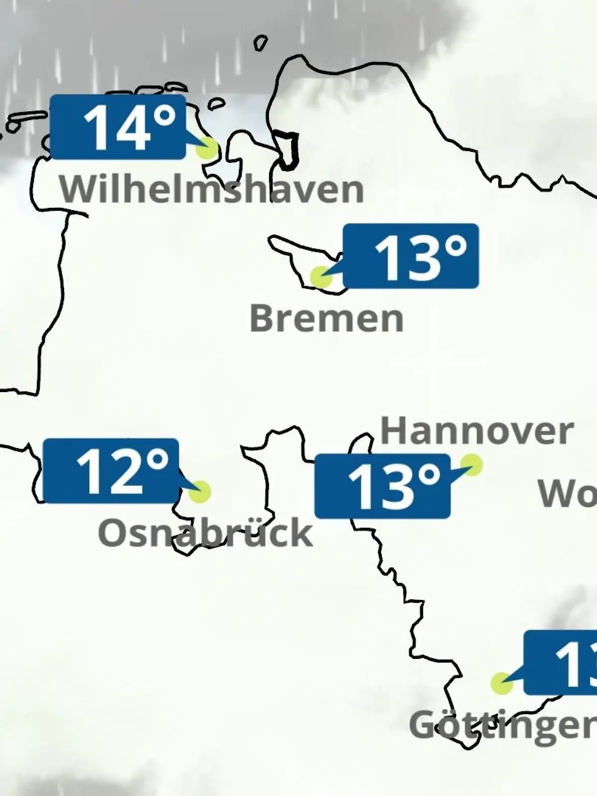 Bild zu: "Bremen und Niedersachsen: Wie wird das Wetter?"