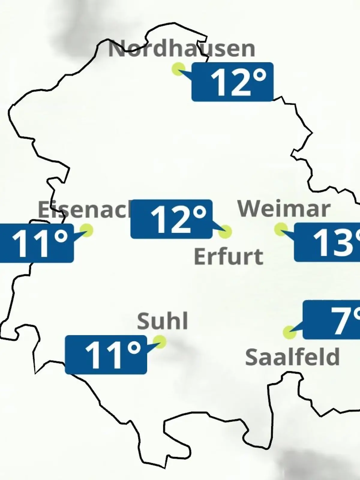 Bild zu: "Thüringen: Wie wird das Wetter?"