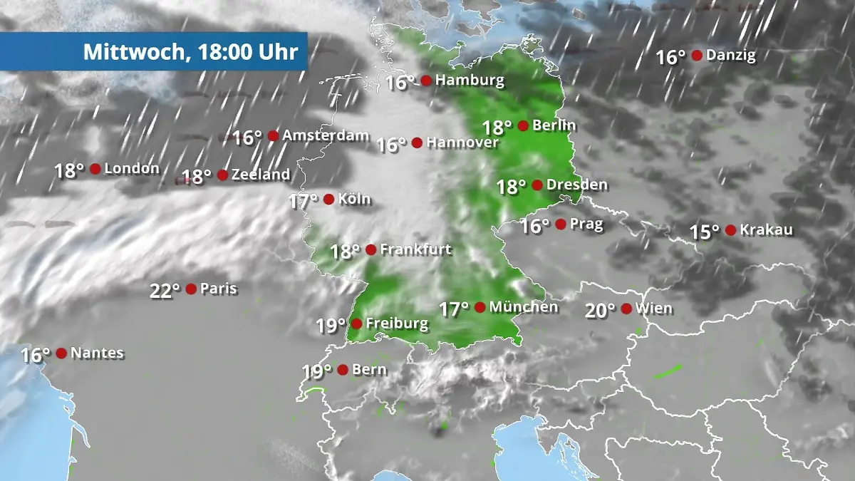 Regen und Wolken im Norden Der Regen- und Wolkenfilm für 48 Stunden