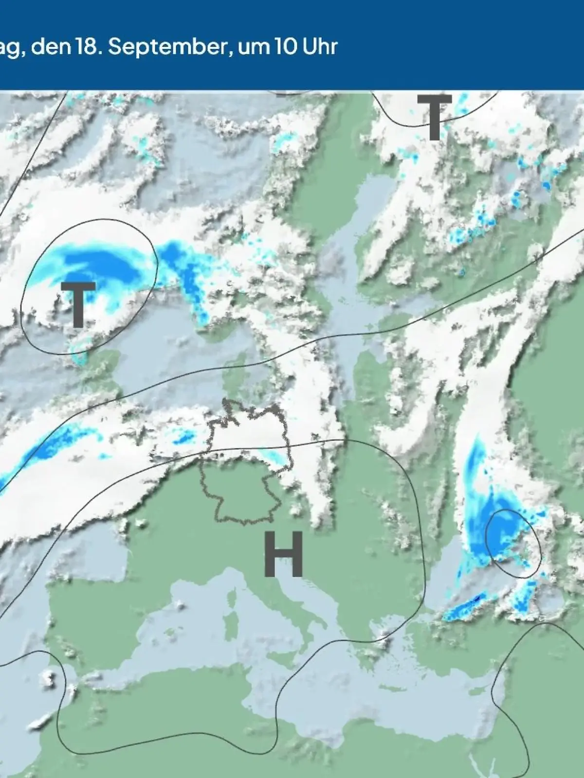 Bild zu: "Die Wetterlage der kommenden 5 Tage"