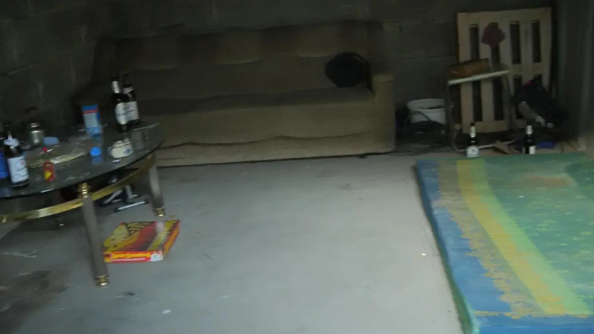 In dieser Garage soll der Terroranschlag geplant worden sein.