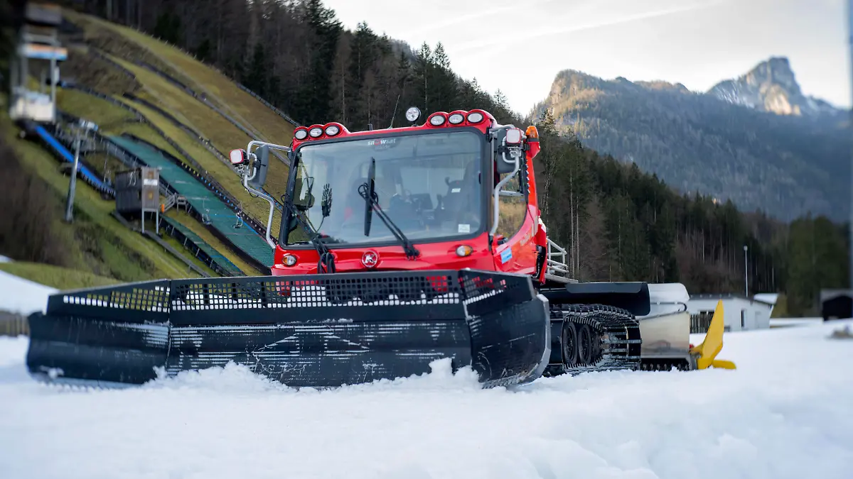 BIATHLON - WC Vorbereitung Chiemgau Arena am 06.01.2023 während den letzten Vorbereitungen zum bevorstehenden IBU Biathlon World Cup , Ruhpolding, Bayern, Deutschland - Foto: ERNST WUKITS - *** BIATHLON WC preparation Chiemgau Arena on 06 01 2023 during the final preparations for the upcoming IBU Biathlon World Cup , Ruhpolding, Bavaria, Germany photo ERNST WUKITS
