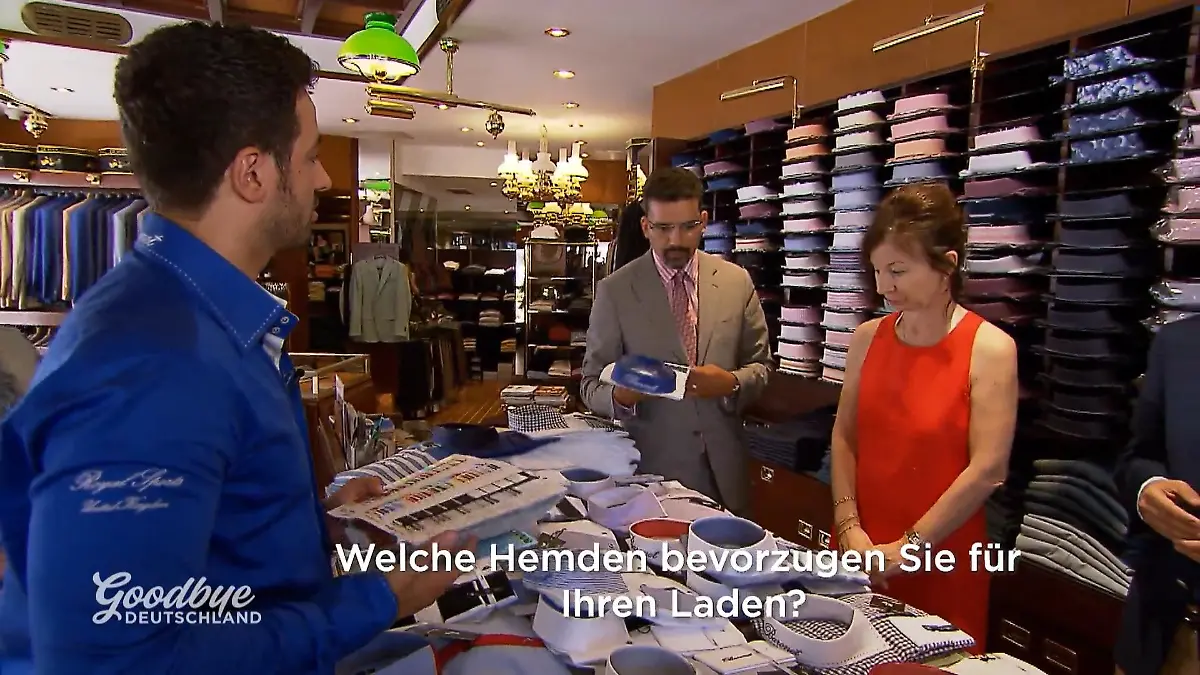 Hat Malek diesmal Erfolg mit seinen Hemden? Noch ein Termin